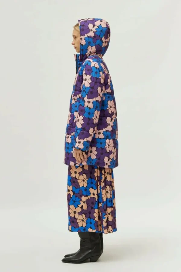 Abrigo acolchado estampado floral Camille-COMPAÑIAFANTASTICA Cheap