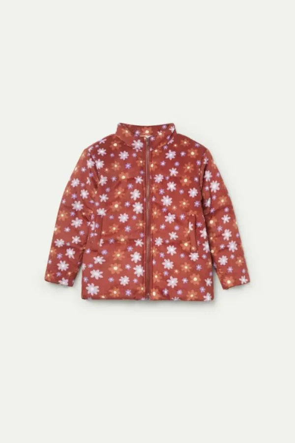 Abrigo de niña acolchado estampado floral Montana-MINI Online