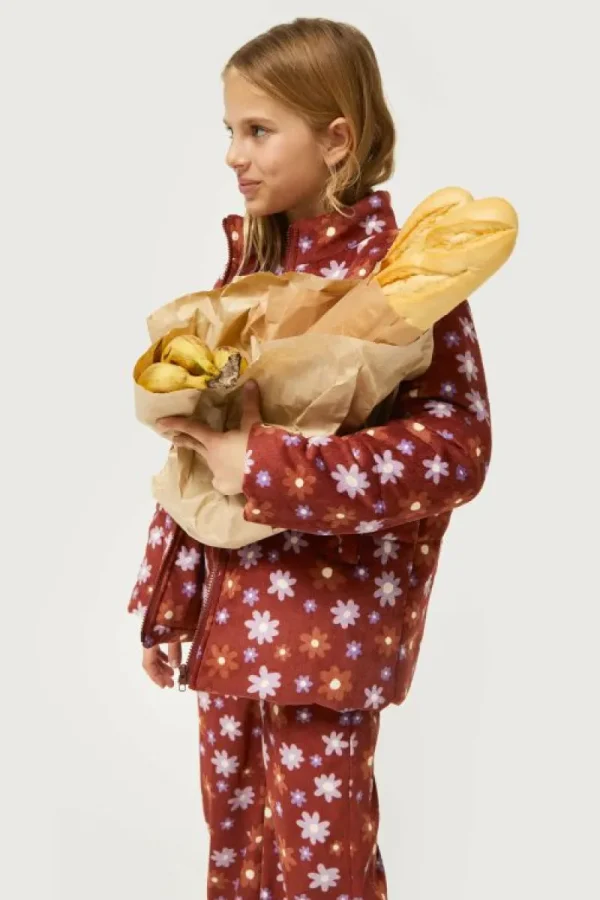 Abrigo de niña acolchado estampado floral Montana-MINI Online