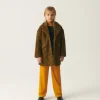Abrigo de niña en bouclé amarillo-MINI Cheap