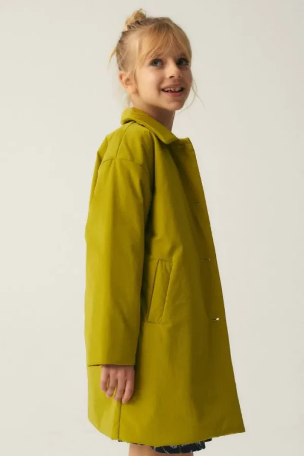 Abrigo midi unisex acolchado verde-MINI Cheap