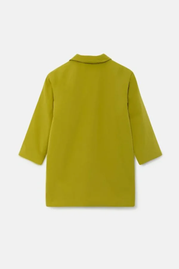 Abrigo midi unisex acolchado verde-MINI Cheap