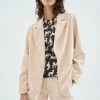 Blazer de pana beige-COMPAÑIAFANTASTICA Sale