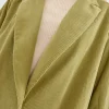 Blazer de pana verde-COMPAÑIAFANTASTICA Best