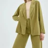 Blazer de pana verde-COMPAÑIAFANTASTICA Best