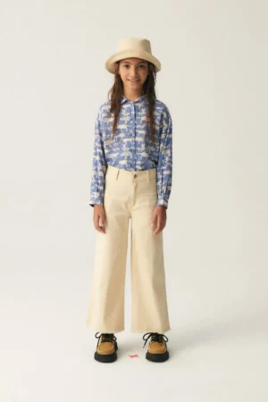 Camisa de niña con estampado de animales-MINI Sale