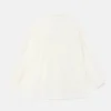 Camisa de niña oversize con lazada blanca-MINI Online