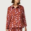 Camisa de pana estampado floral Montana-COMPAÑIAFANTASTICA Discount