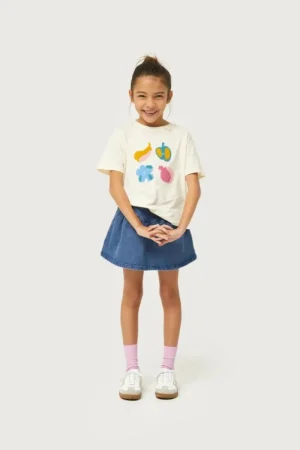 Camiseta de niña con print de frutas-MINI Cheap