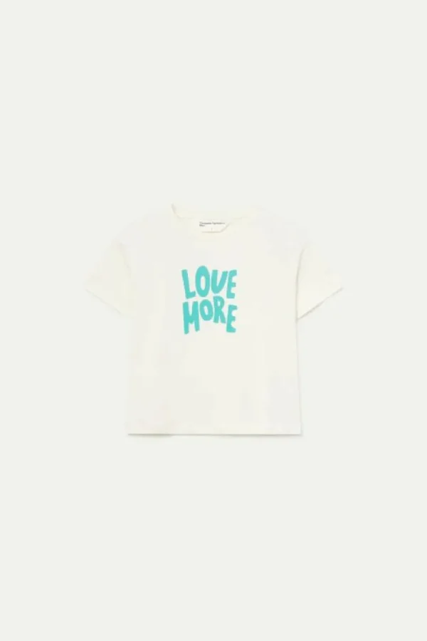 Camiseta de niña con print Love More-MINI Store