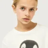 Camiseta de niña con print de pingüino blanca-MINI New