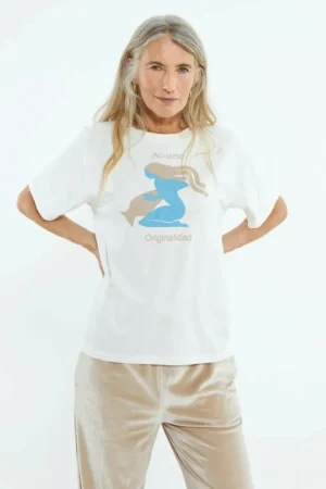 Camiseta del horoscópo Acuario | Astro Queen-COMPAÑIAFANTASTICA Flash Sale