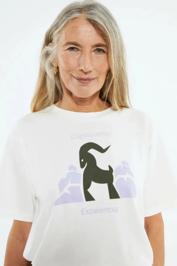 Camiseta del horoscópo Capricornio | Astro Queen-COMPAÑIAFANTASTICA Best