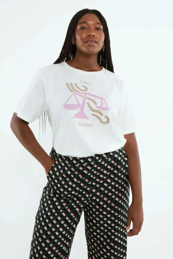 Camiseta del horoscópo Libra | Astro Queen-COMPAÑIAFANTASTICA New