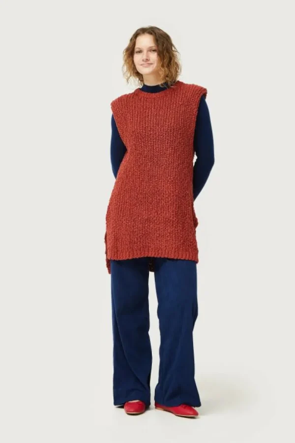 chaleco_de_punto_grueso_m_0.webp Chaleco de punto grueso marrón-COMPAÑIAFANTASTICA Online