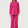 Chaqueta camisera de pana fucsia-COMPAÑIAFANTASTICA Discount