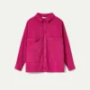 Chaqueta camisera de pana fucsia-COMPAÑIAFANTASTICA Discount