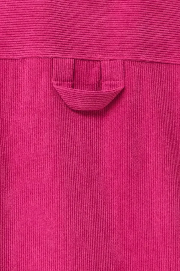 Chaqueta camisera de pana fucsia-COMPAÑIAFANTASTICA Discount