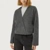 Chaqueta cruzada gris-COMPAÑIAFANTASTICA Best