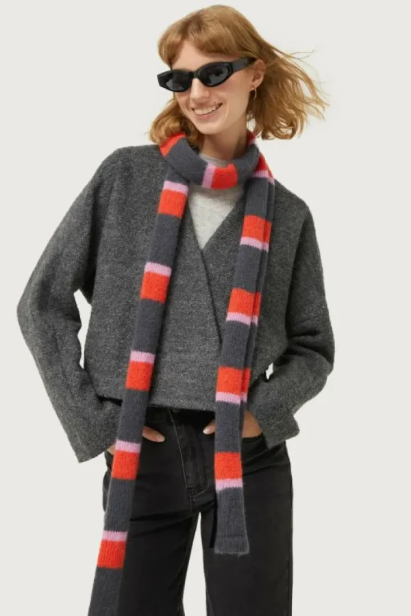 Chaqueta cruzada gris-COMPAÑIAFANTASTICA Best