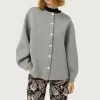 Chaqueta de neopreno gris-COMPAÑIAFANTASTICA Hot