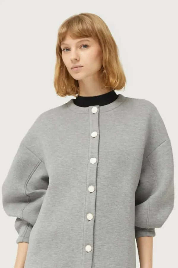 Chaqueta de neopreno gris-COMPAÑIAFANTASTICA Hot