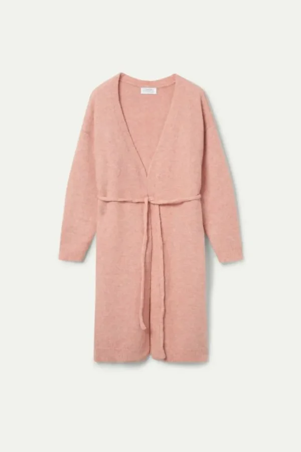 chaqueta_midi_de_punto_ro_1.webp Chaqueta midi de punto rosa-COMPAÑIAFANTASTICA Hot