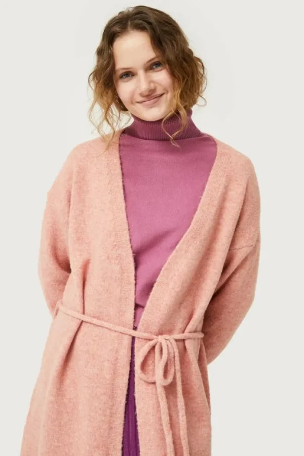 chaqueta_midi_de_punto_ro_2.webp Chaqueta midi de punto rosa-COMPAÑIAFANTASTICA Hot