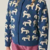 Cárdigan de niña con estampado de caballos-MINI Clearance