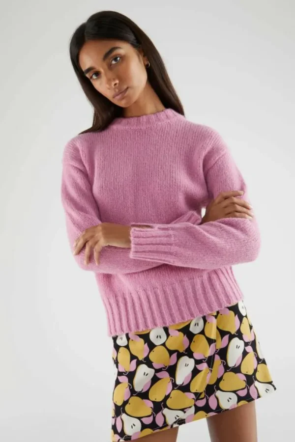 Falda corta cruzada con estampado de peras-COMPAÑIAFANTASTICA Store