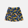 Falda corta de niña con estampado floral-MINI Store