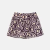Falda corta de niña con estampado retro-MINI New