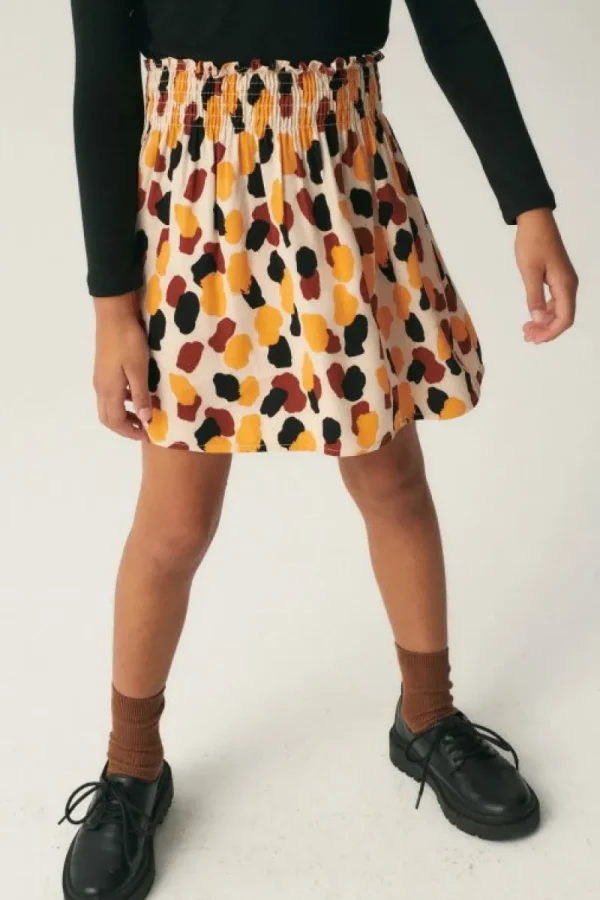 Falda corta de niña con estampado de lunares-MINI Fashion