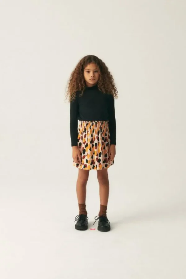 Falda corta de niña con estampado de lunares-MINI Fashion