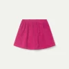 Falda corta de niña de pana fucsia-MINI Best Sale