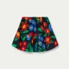 Falda corta de niña estampado floral multicolor-MINI Hot