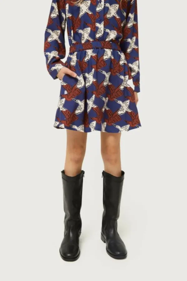 Falda corta de niña estampado de animales Garza-MINI Shop