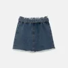 Falda corta de niña vaquera azul-MINI Best