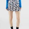 Falda corta evasé con estampado de focas-COMPAÑIAFANTASTICA Shop