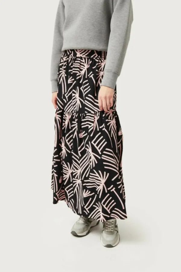 Falda larga estampado abstracto Fénix-COMPAÑIAFANTASTICA Best