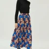 Falda larga estampado floral Camille-COMPAÑIAFANTASTICA Hot