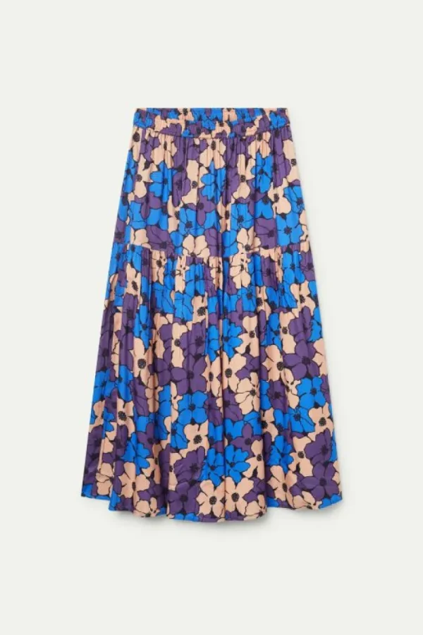 Falda larga estampado floral Camille-COMPAÑIAFANTASTICA Hot