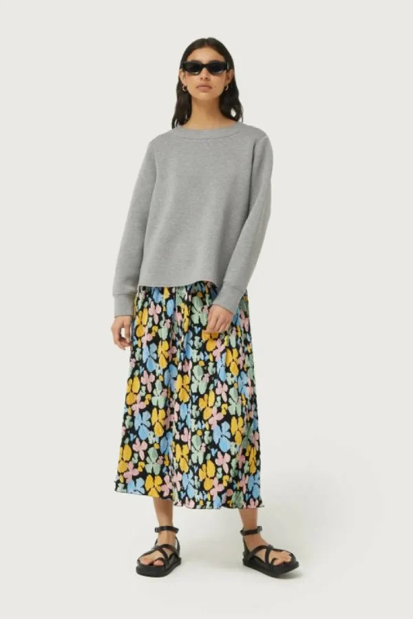 Falda larga estampado floral Jacinto-COMPAÑIAFANTASTICA Clearance