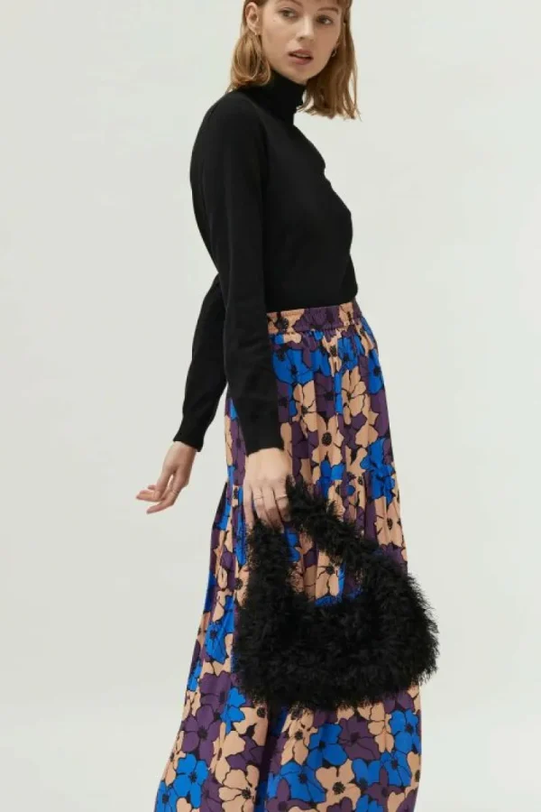 Falda larga estampado floral Camille-COMPAÑIAFANTASTICA Hot