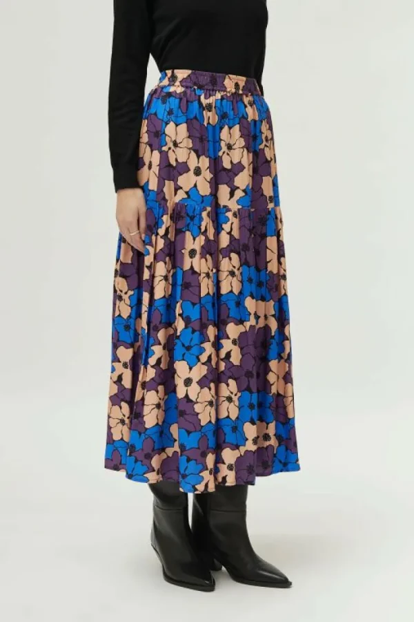 Falda larga estampado floral Camille-COMPAÑIAFANTASTICA Hot