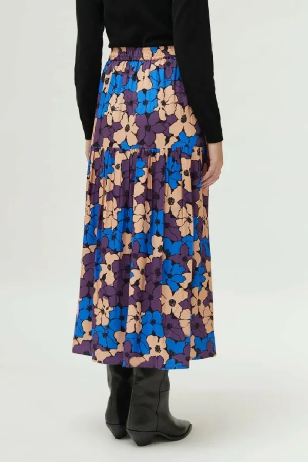 Falda larga estampado floral Camille-COMPAÑIAFANTASTICA Hot