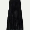falda_larga_terciopelo_co_1.webp Falda larga terciopelo con fruncidos negra-COMPAÑIAFANTASTICA Best