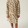 Falda midi de niña con estampado de corazones-MINI Sale