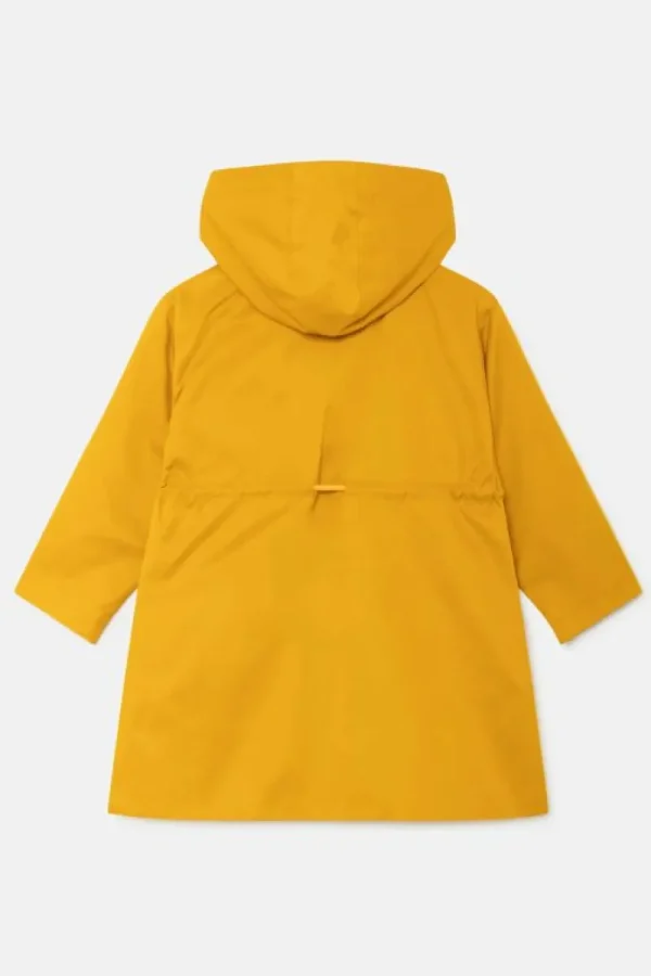 Gabardina unisex con capucha amarilla-MINI Flash Sale