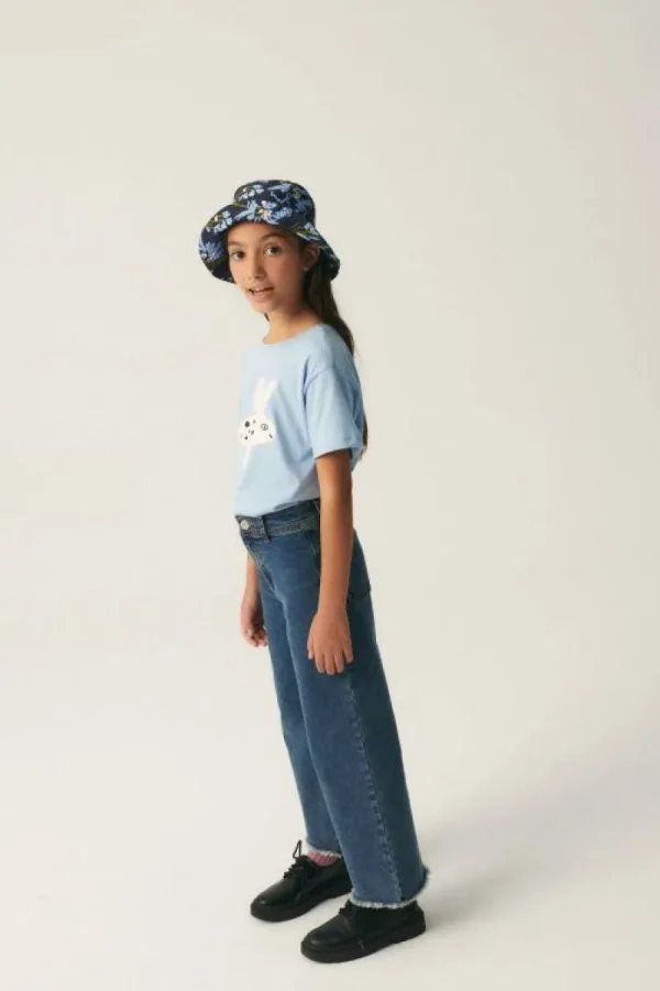 Jeans de niña rectos azules-MINI Fashion